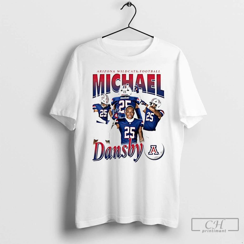 Premium Michael Dansby Arizona Wildcats Player Collage T Shirts