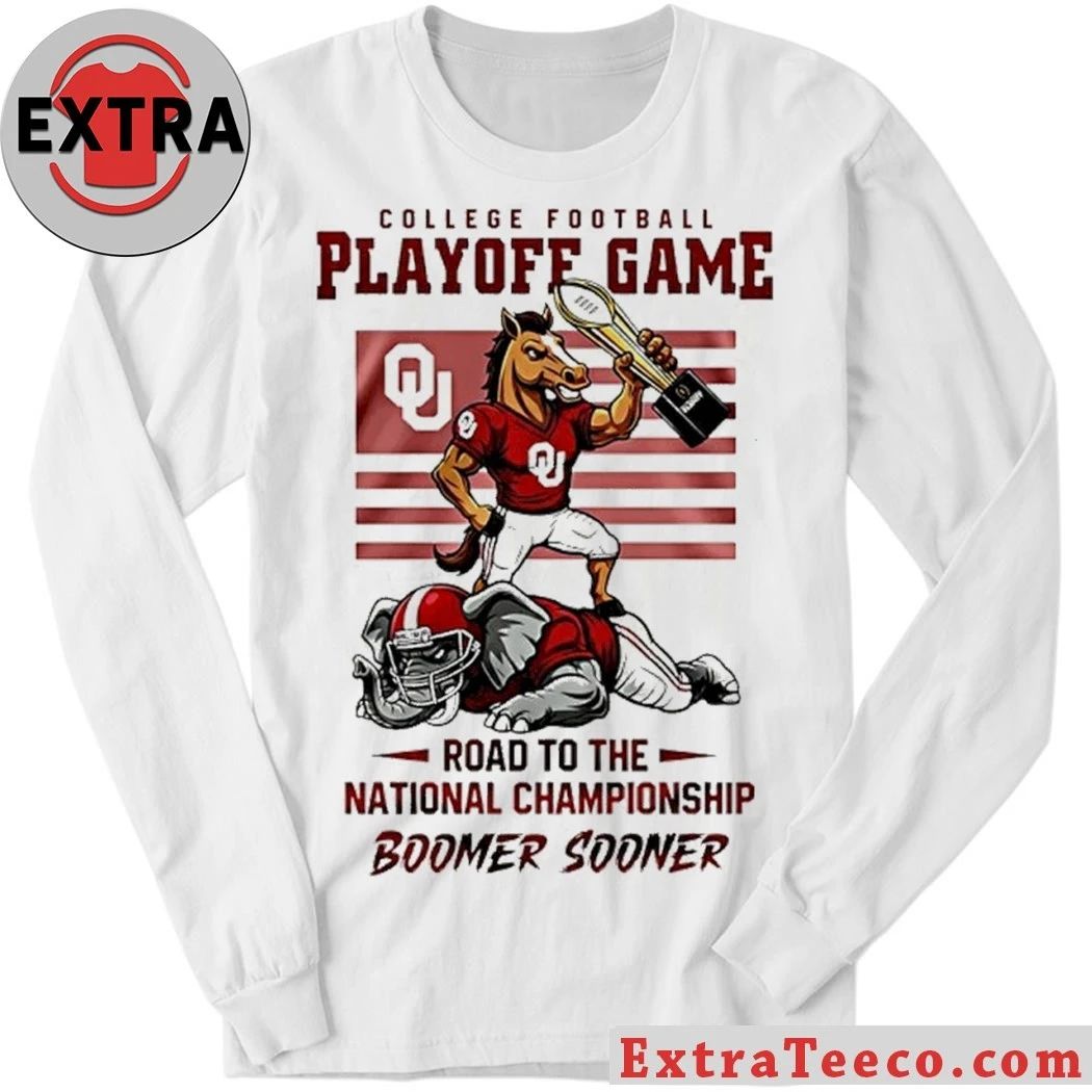 College Football Playoff Game Road To The National Championship Boomer Sooner Shirt