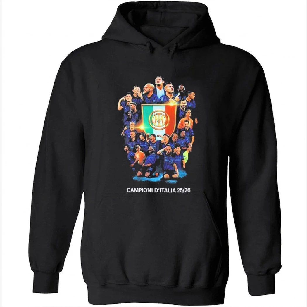 Inter Milan Campioni D’Italia Stagione 2025 2026 Serie A Champions 21th Scudetto Shirt