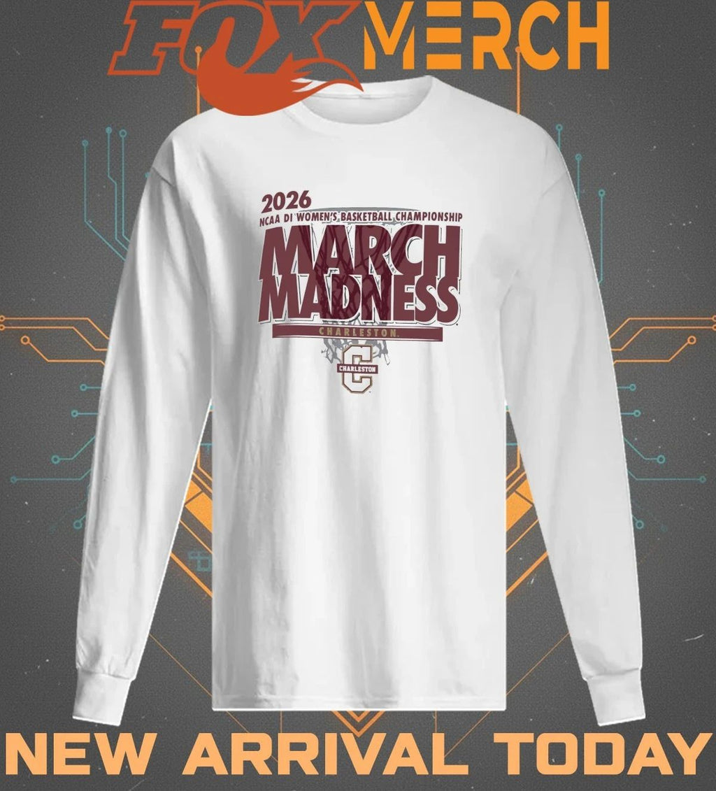 College Of Charleston Cougars 2026 NCAA DI Women’s Basketball Championship March Madness t-shirt