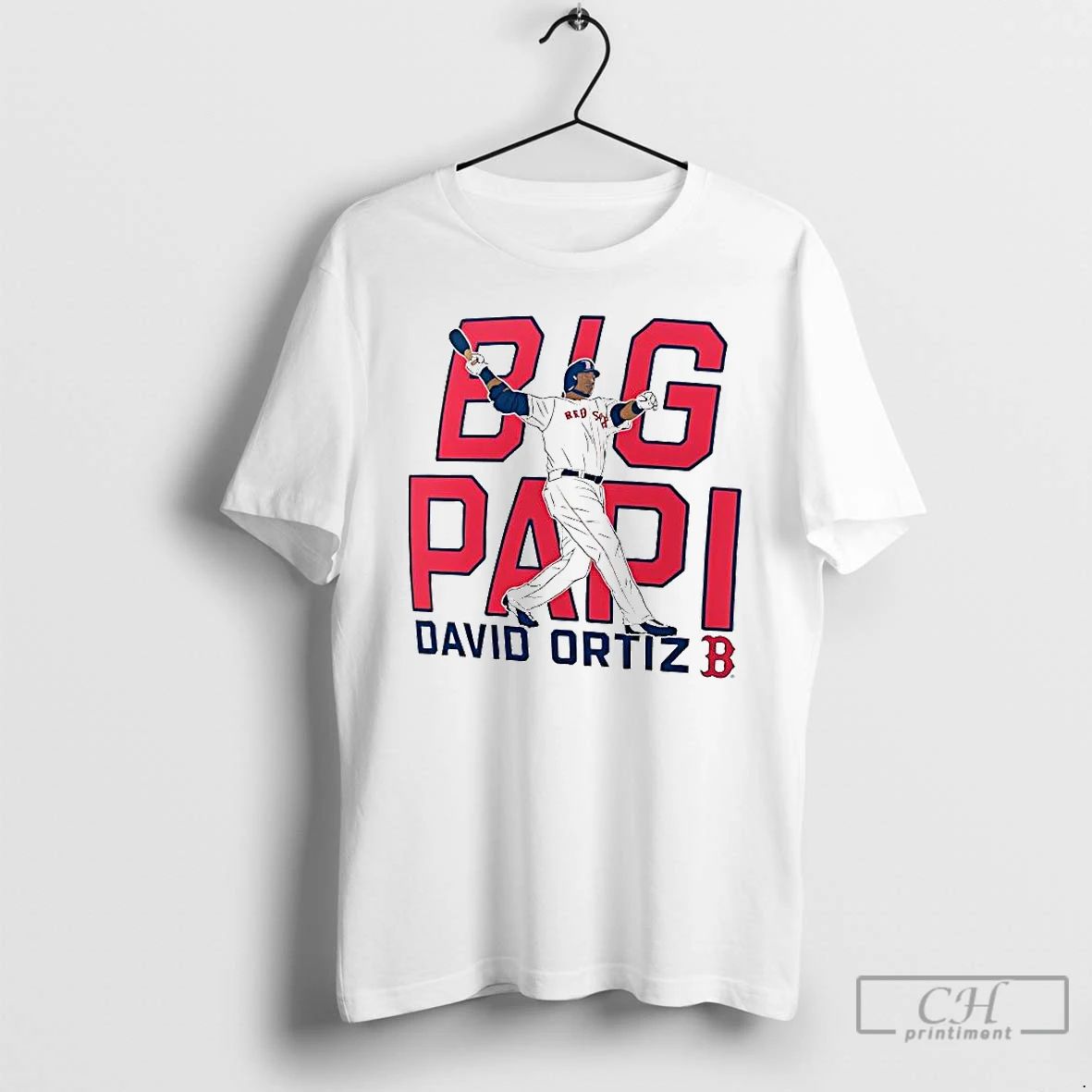 Premium David Ortiz Boston Red Sox Cooperstown Player Classic T Shirts