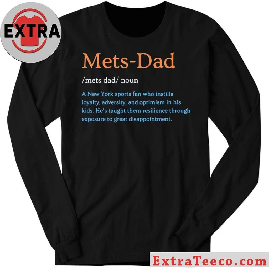 Mets Dad Noun New York Mets Baseball Sports Fan T-Shirt