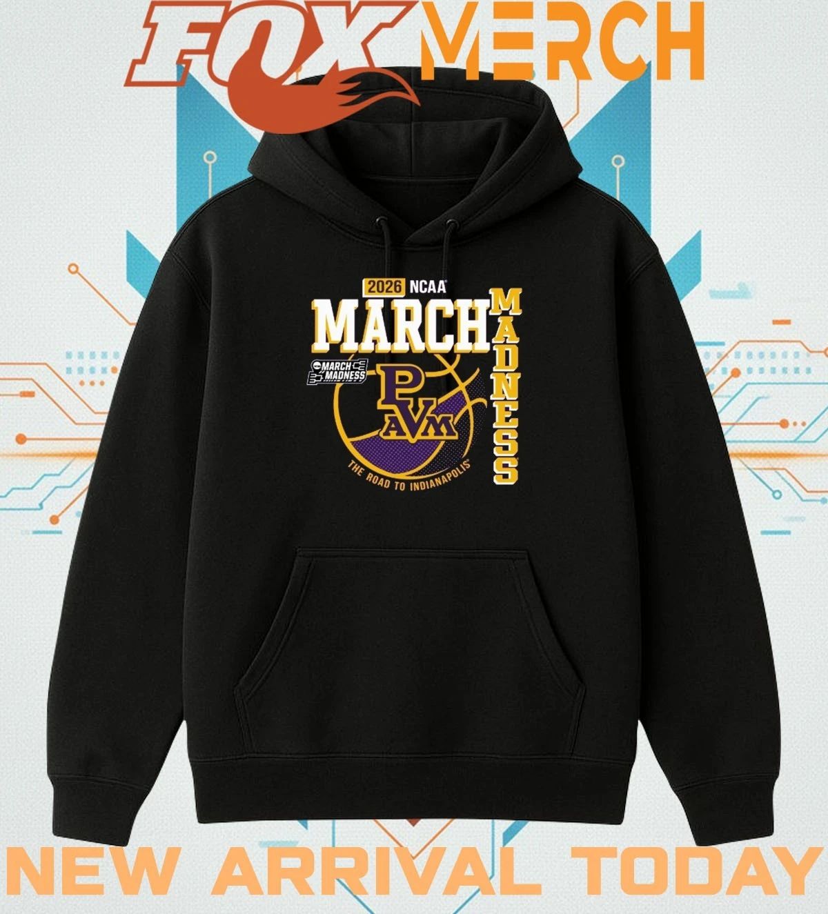 Prairie View A&M University Men’s Basketball 2026 March Madness Bound t-shirt