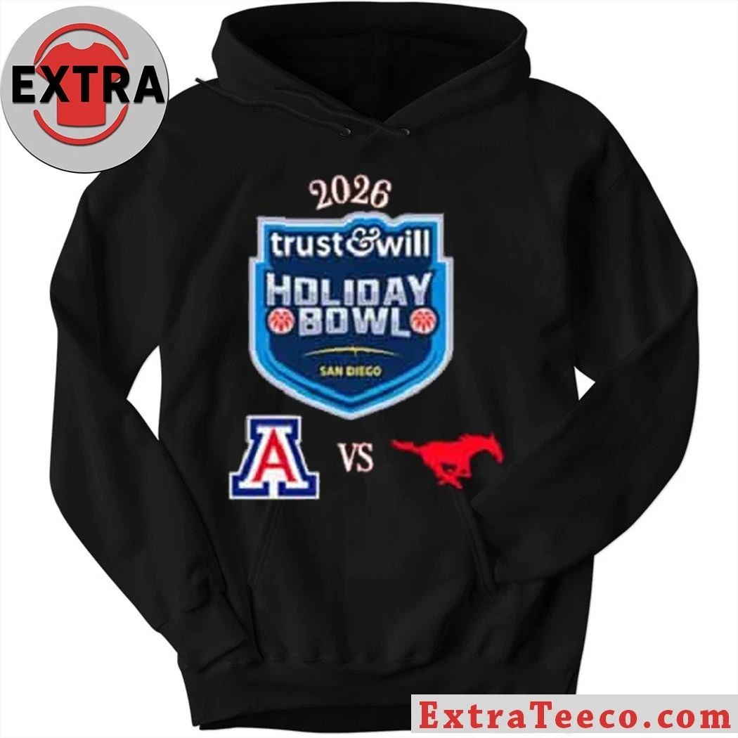 Trust & Will Holiday Bowl 2026 between the Arizona Wildcats and the SMU Mustangs, January 2, 2026, at Snapdragon Stadium in San Diego, California, USA Shirt