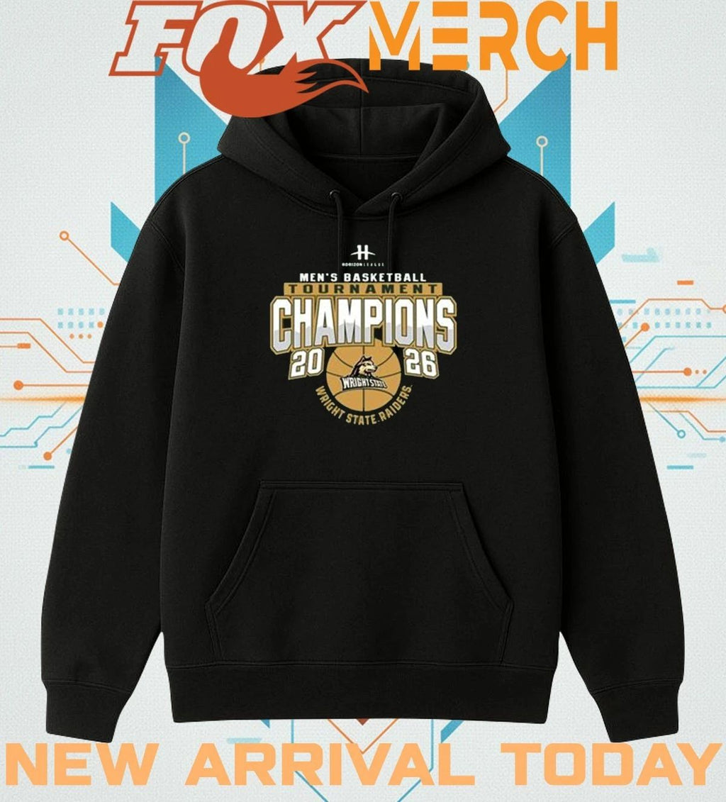 Wright State Raiders 2026 Men’s Basketball Tournament Champions t-shirt