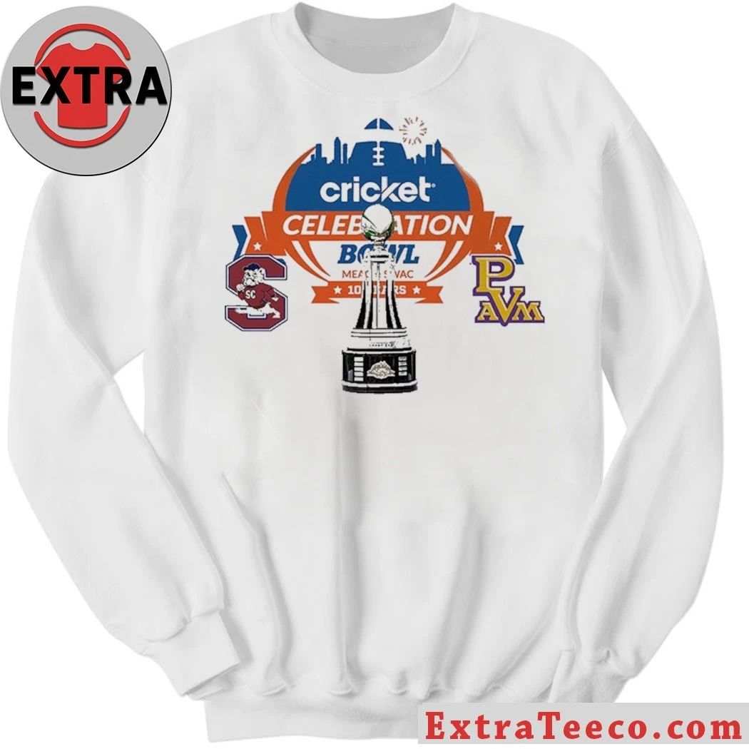 Cricket Celebration Bowl South Carolina State Bulldogs Versus Prairie View A&M Panthers Bowl Season College Football 2025 2026 Logo Shirt