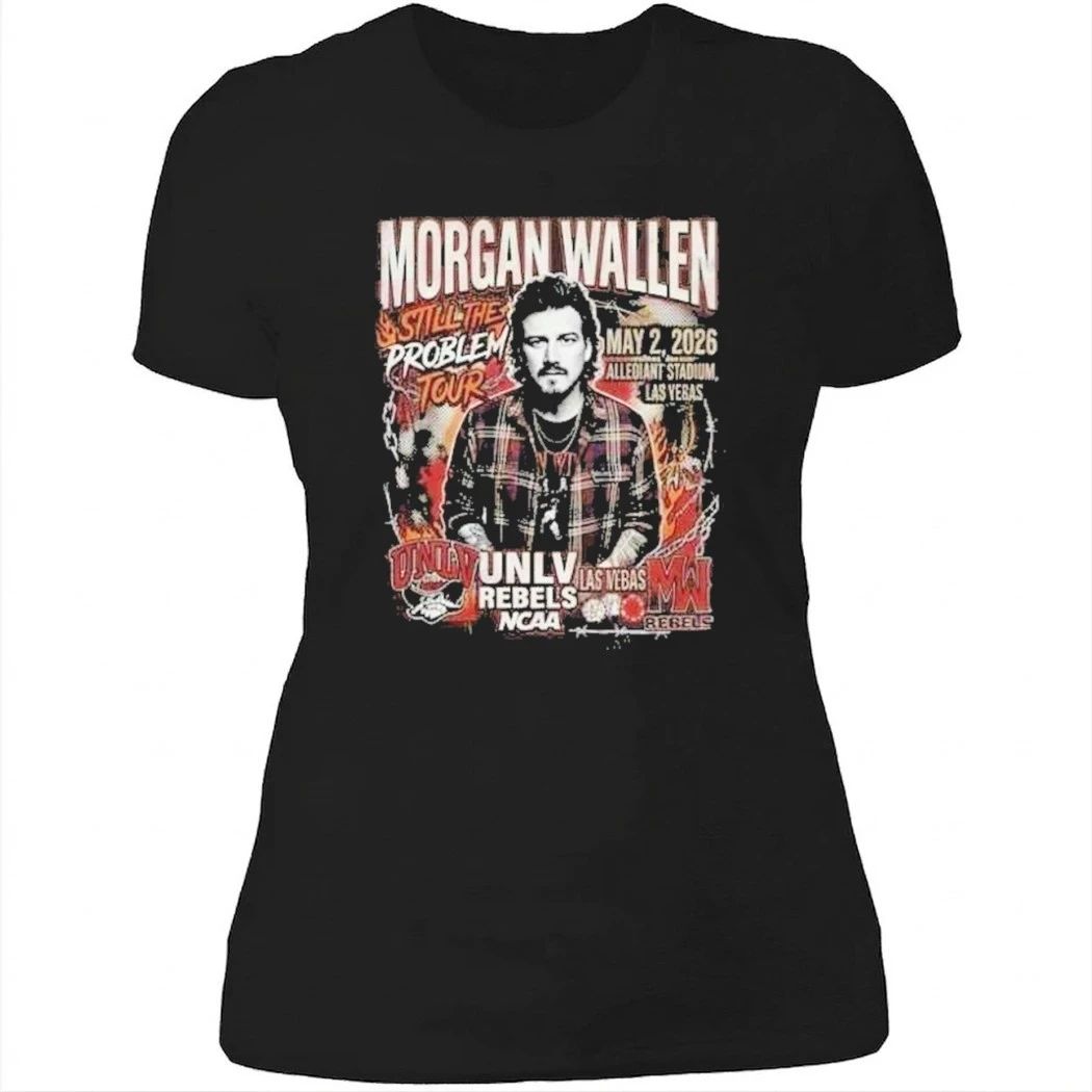 Morgan Wallen Still The Problem Tour May 2 2026 Allegiant Stadium Las Vegas x UNLV Rebels NCAA Vintage Shirt