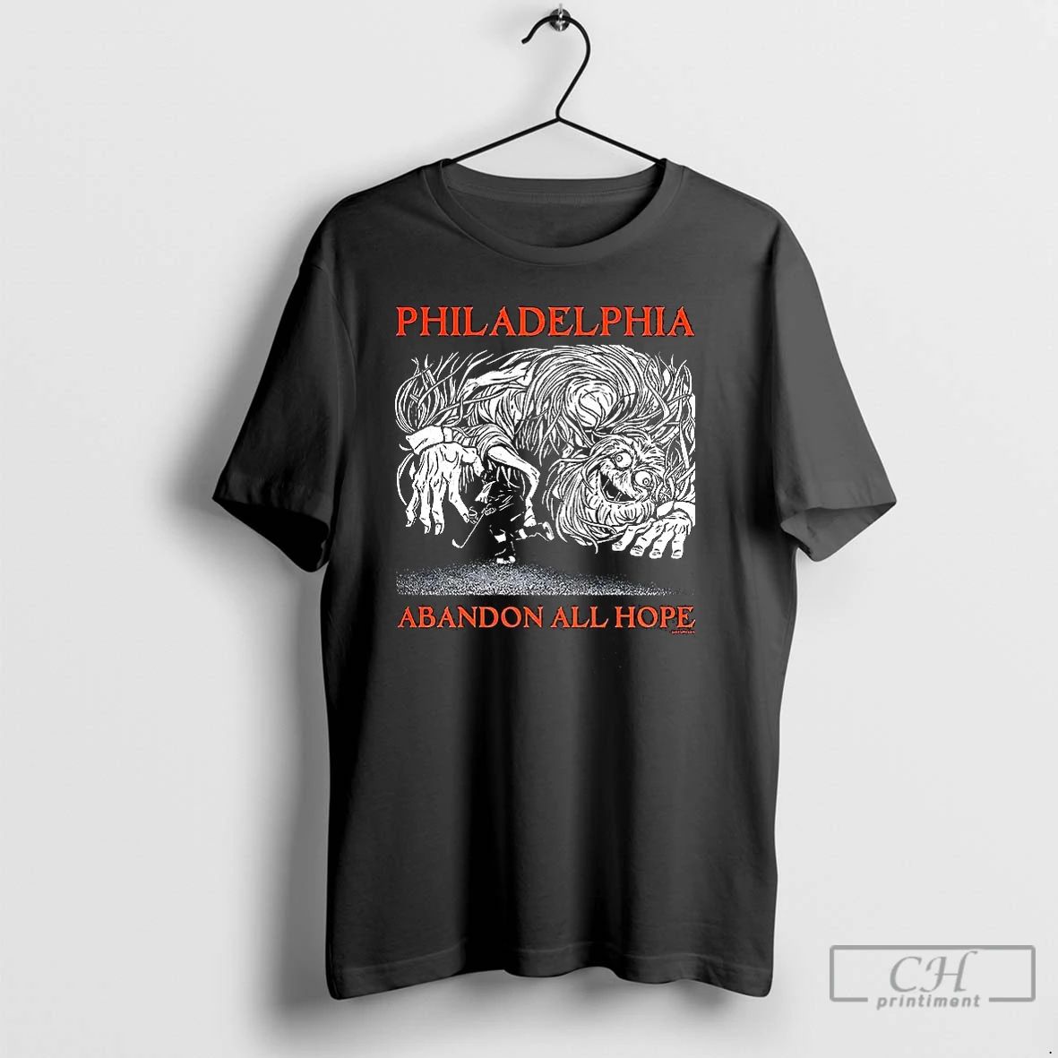 Premium Philadelphia Abandon All Hope T Shirts