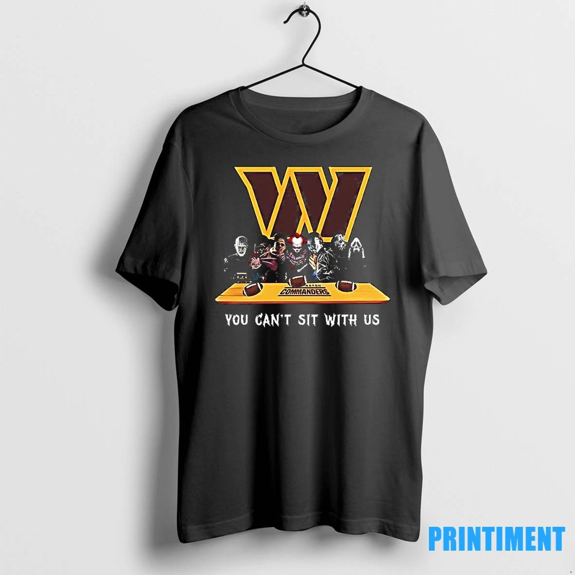 You Cant Sit With Us Commanders Horror Movies Halloween Tshirts Sweater