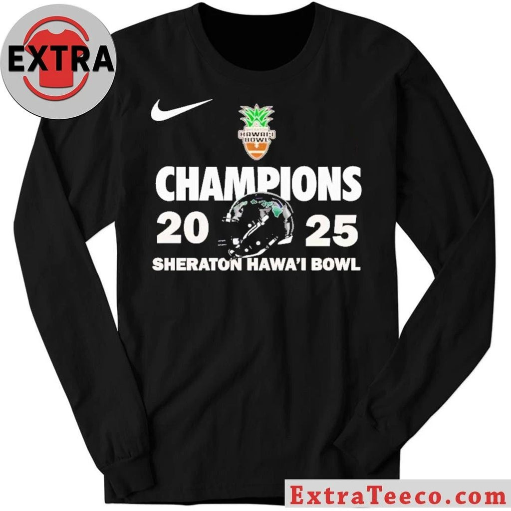 The Hawaii Rainbow Warriors won the Sheraton Hawaiʻi Bowl 2025 with a score of 35-31 on December 24, 2025 Shirt