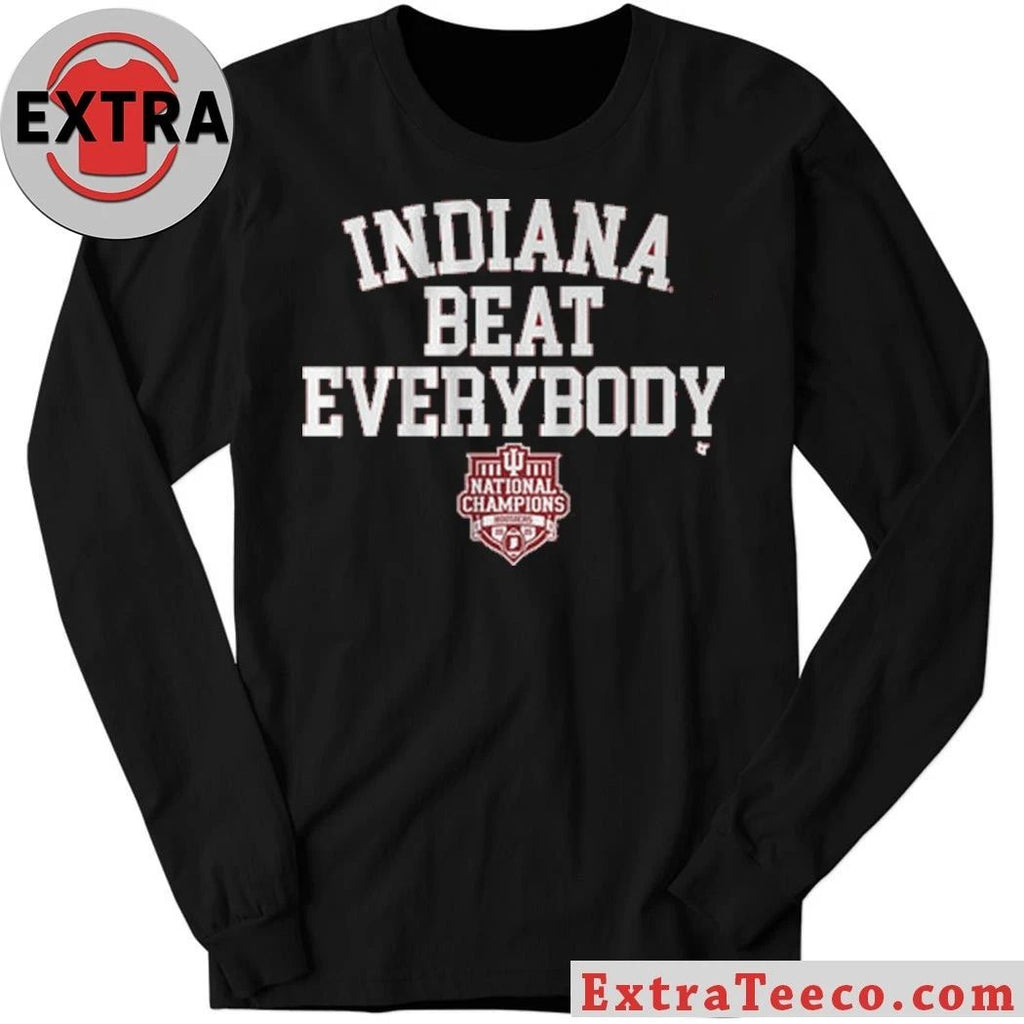 Indiana Football Indiana Beat Everybody 2025 CFP National Champions Shirt