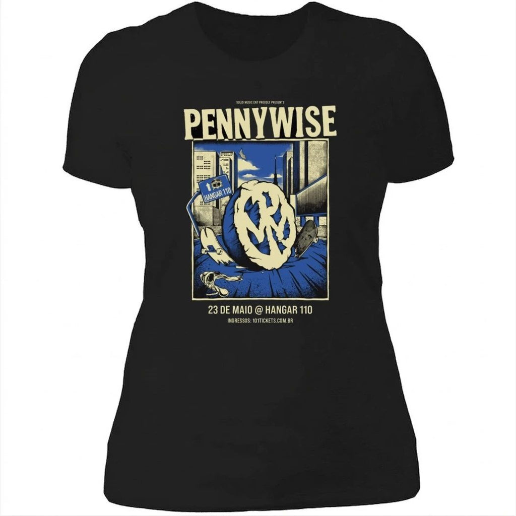 Pennywise 2026 Punk Rock Concert Merch At Hangar 110 Sao Paulo Show On May 23 2026 Shirt