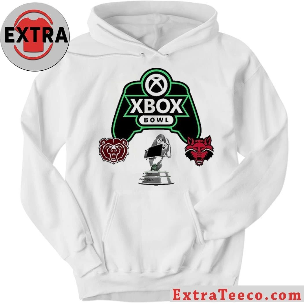 Xbox Bowl Arkansas State Red Wolves Versus Missouri State Bears Bowl Season College Football 2025 2026 Logo Shirt