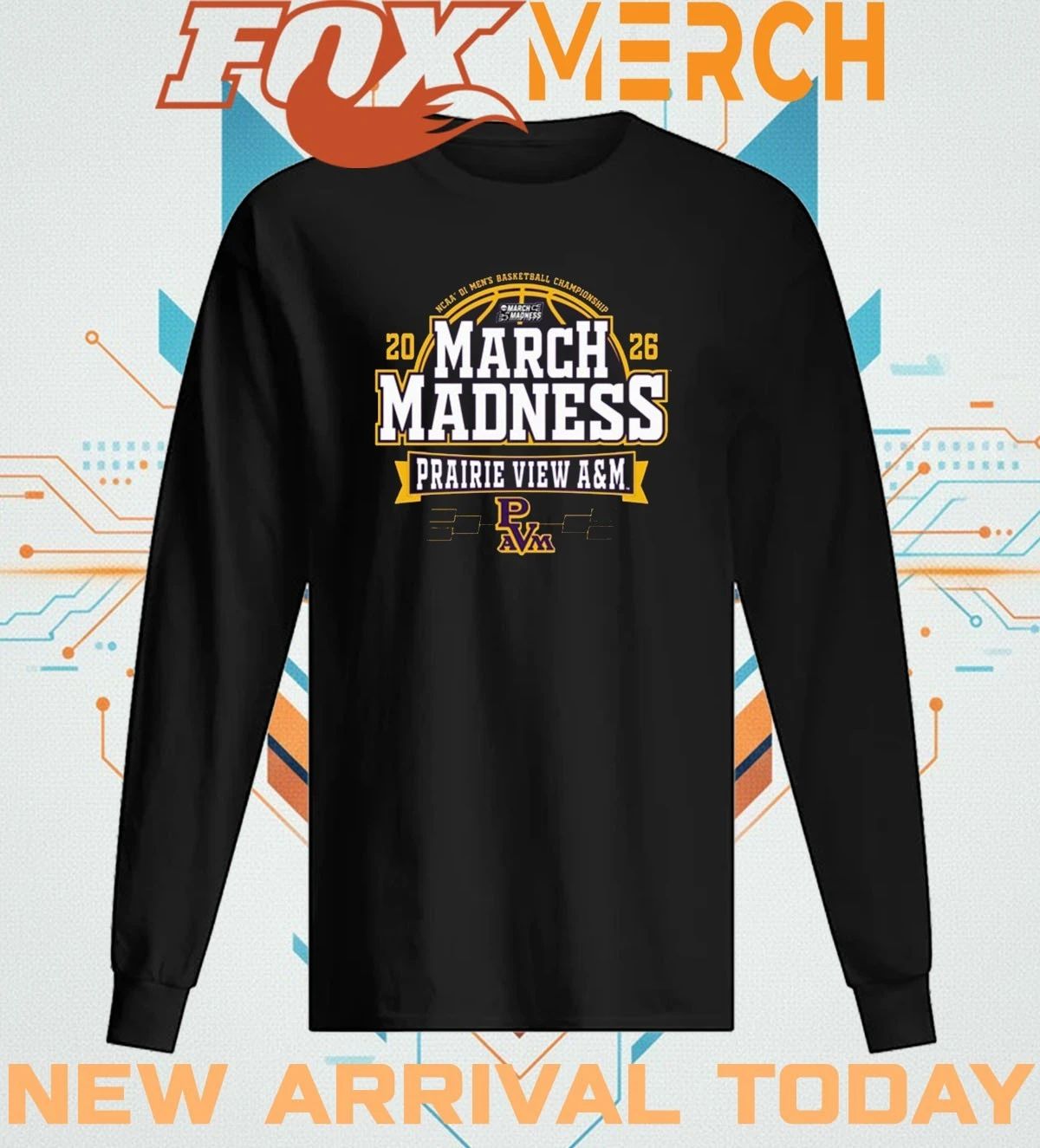 Prairie View A&M Panthers 2026 NCAA Men’s Basketball March Madness Bound t-shirt