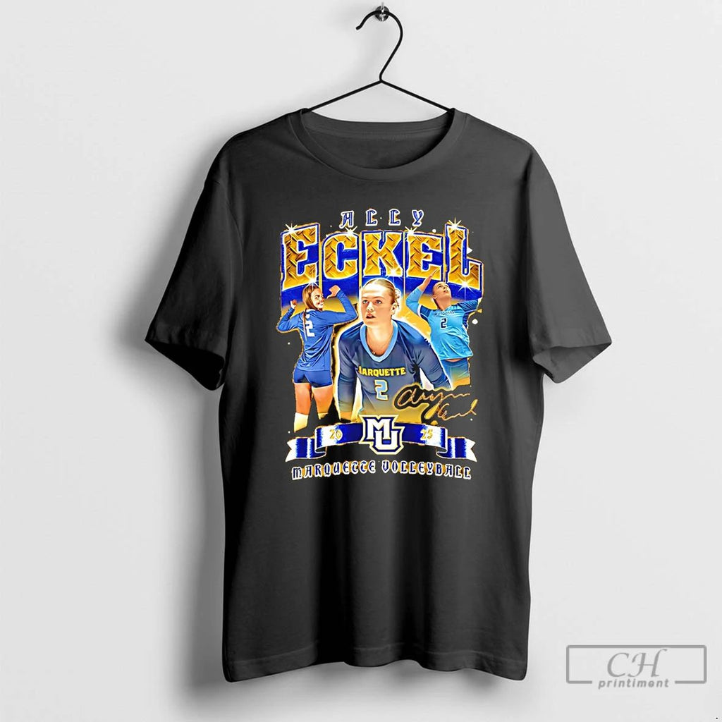 Premium Allyson Eckel Marquette Volleyball Graphic T Shirts