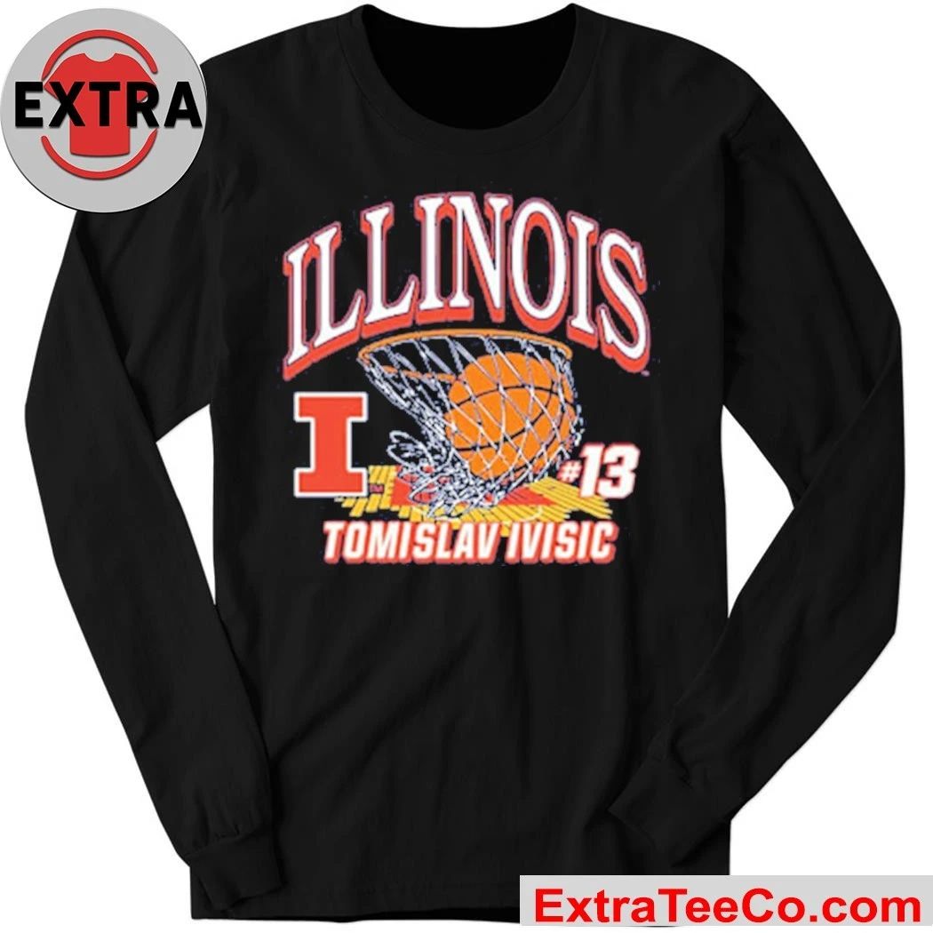 Tomislav Ivisic Illinois Fighting Illini Mens Navy Blue NIL Shirt