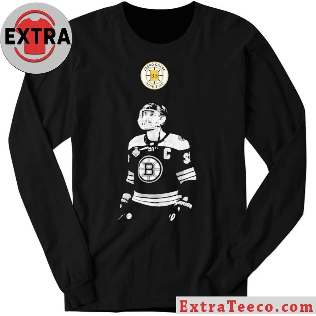 Zdeno Chara Retirement Banner Photo Logo Shirt