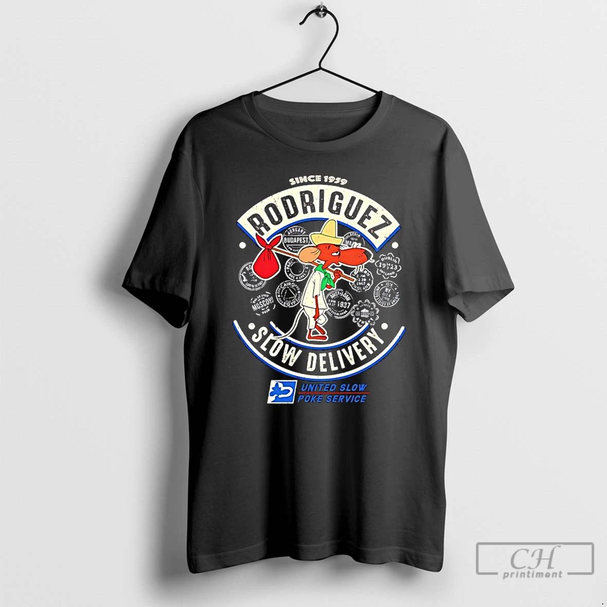 Premium Slowpoke Rodriguez Slow Delivery United Slow Poke Service Since 1959 T Shirts