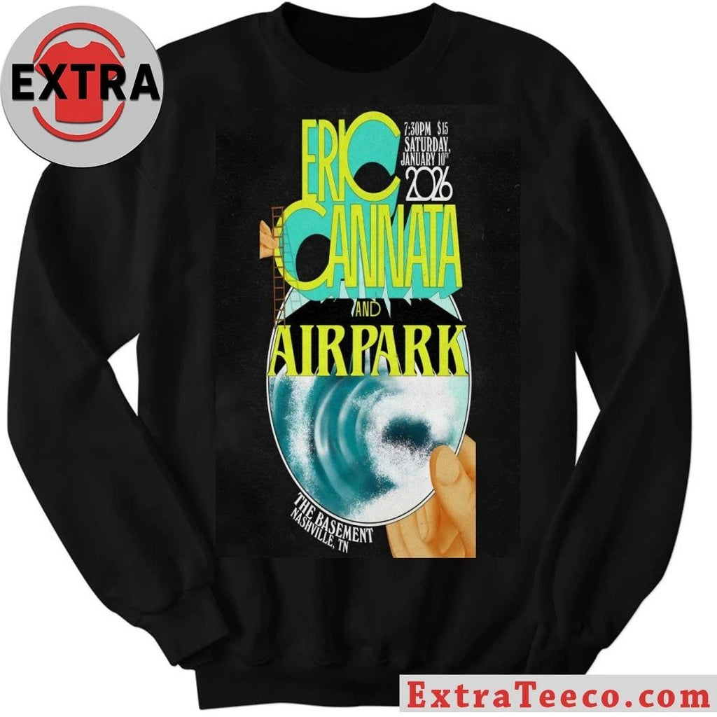 Original Eric Cannata January 10 2026 At The Basement Show Poster T-Shirt