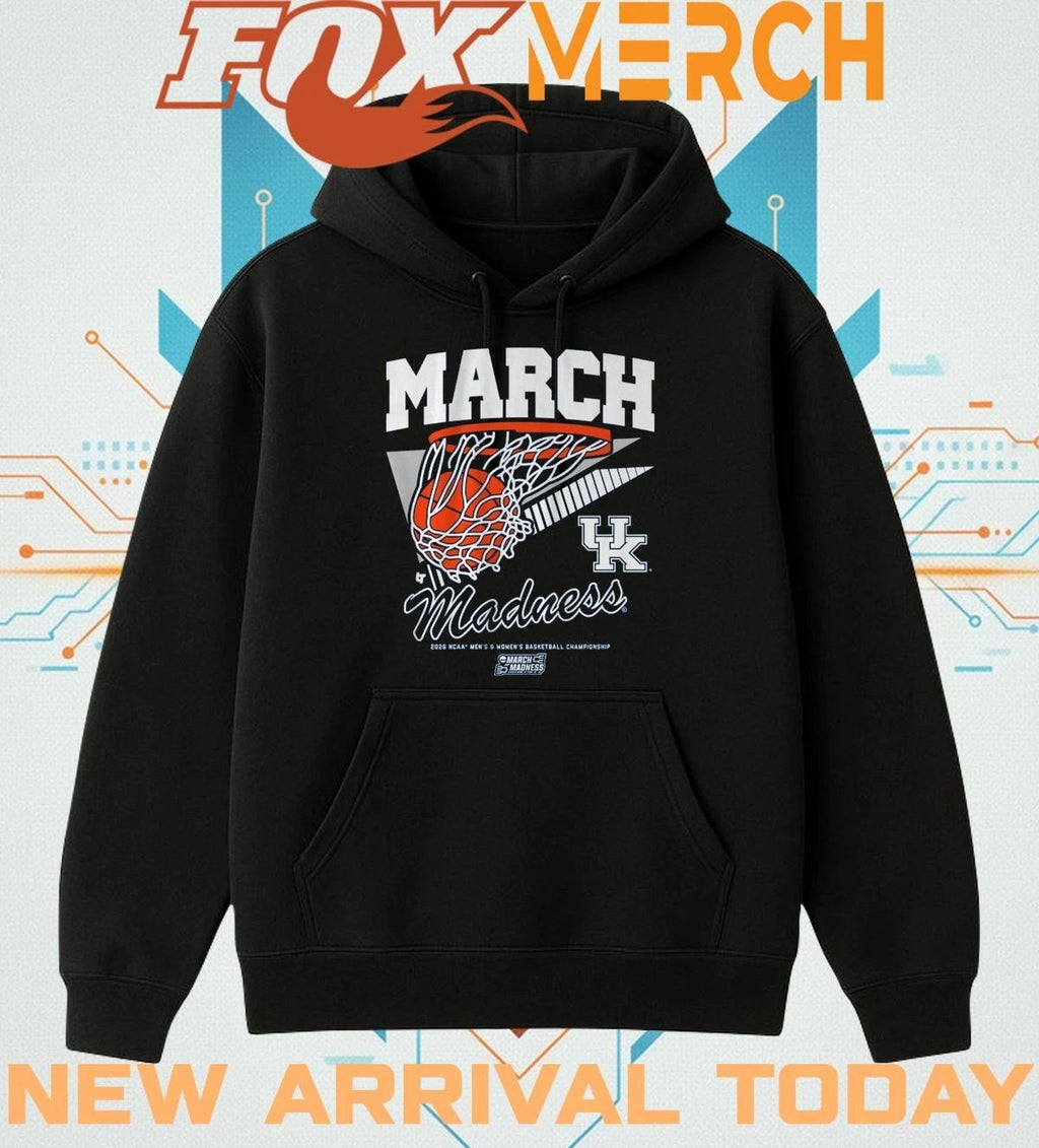 Kentucky Wildcats MBB & WBB 2026 March Madness Retro Swish t-shirt