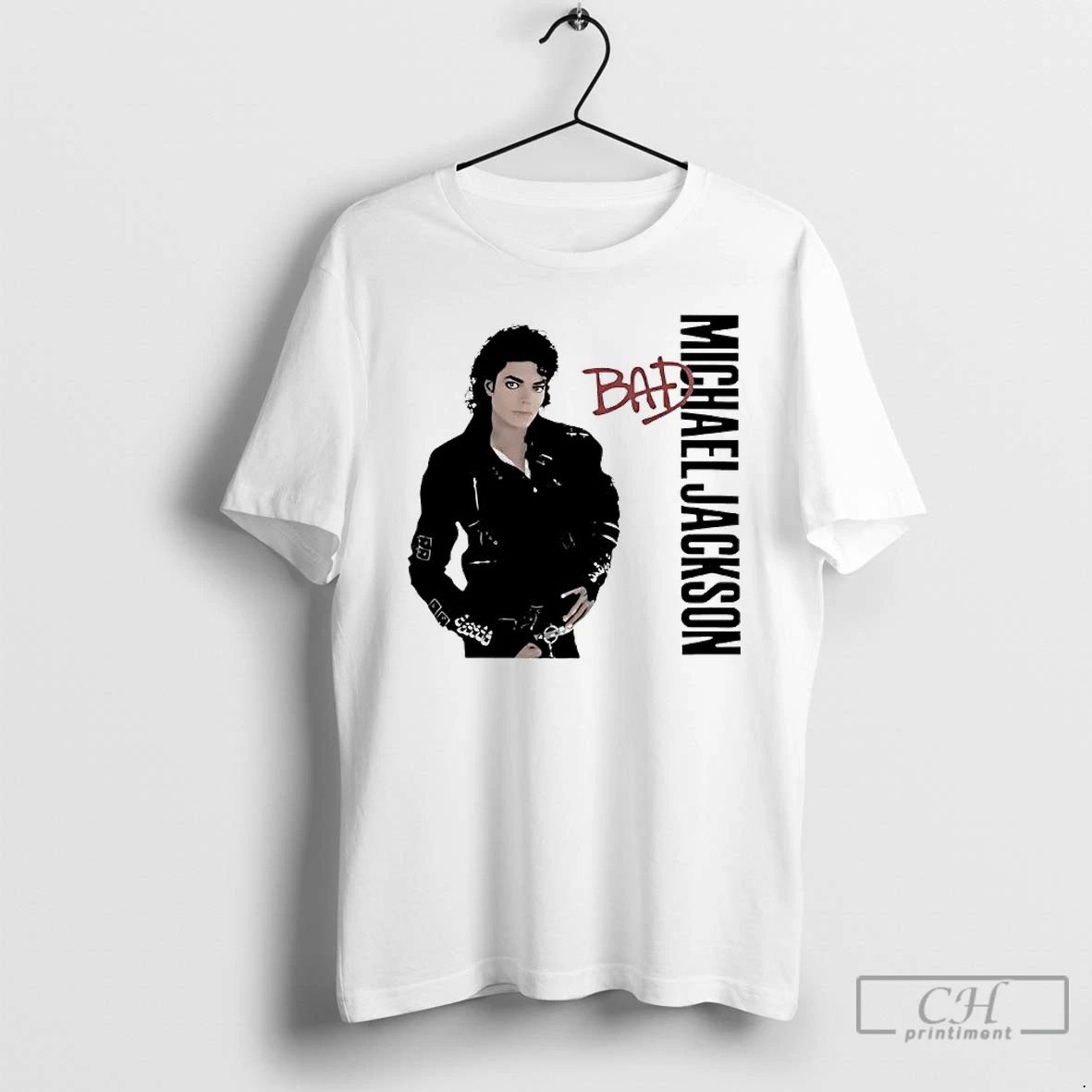 Premium Michael Jackson Argent Bad Graphic T Shirts