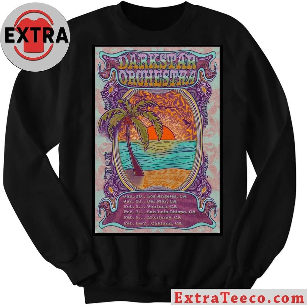 Dark Star Orchestra Tour 2026 California Poster T-Shirt