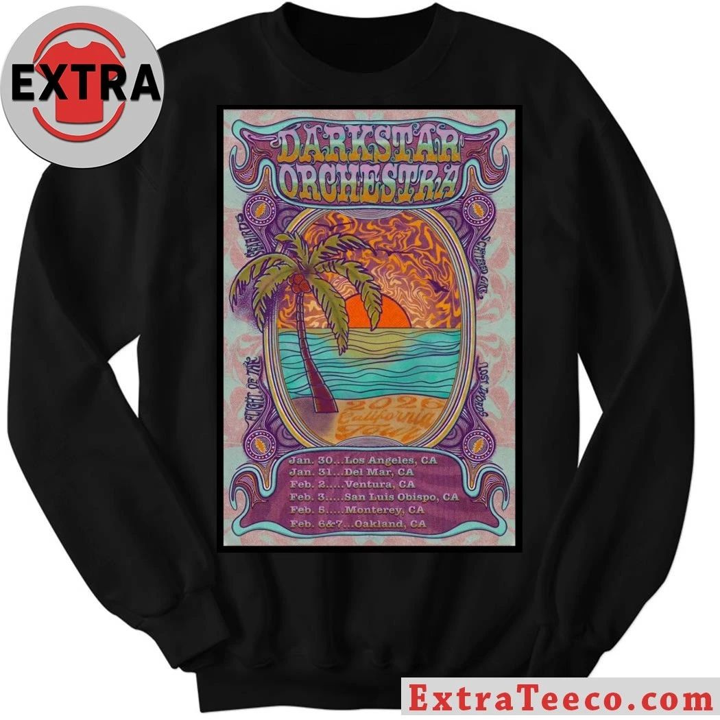 Dark Star Orchestra Tour 2026 California Poster T-Shirt