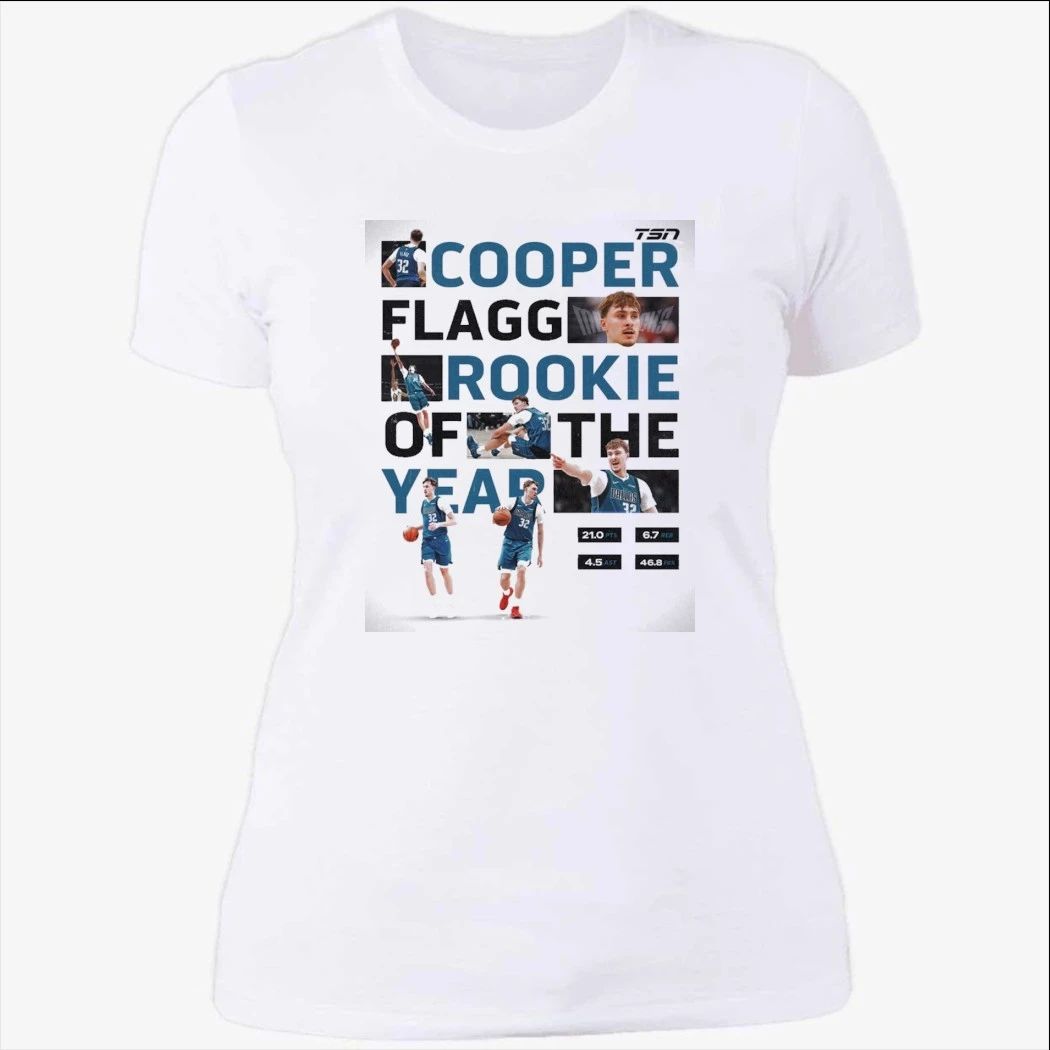 Cooper Flagg Rookie Of The Year 2026 Shirt