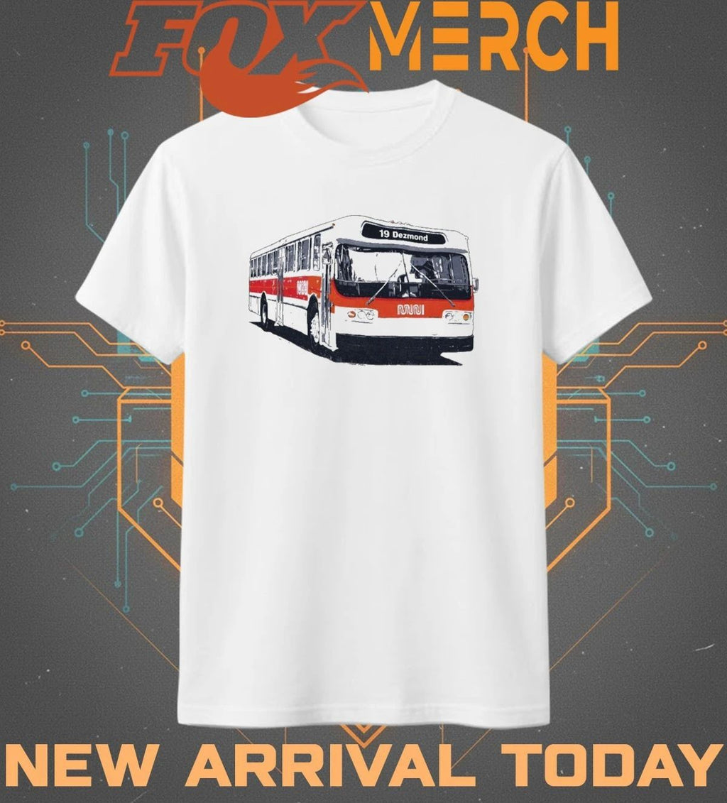 Mike Lynch 19 dezmond route city bus t-shirt