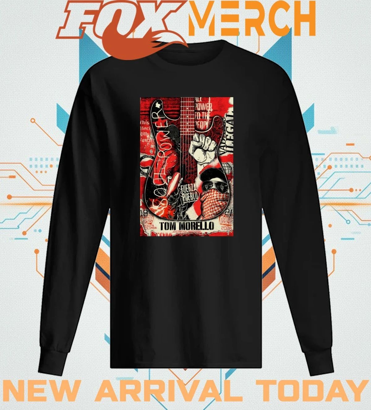 Tom Morello Mar 21 2026 Parque Simón Bolívar in Bogotá Colombia poster t-shirt