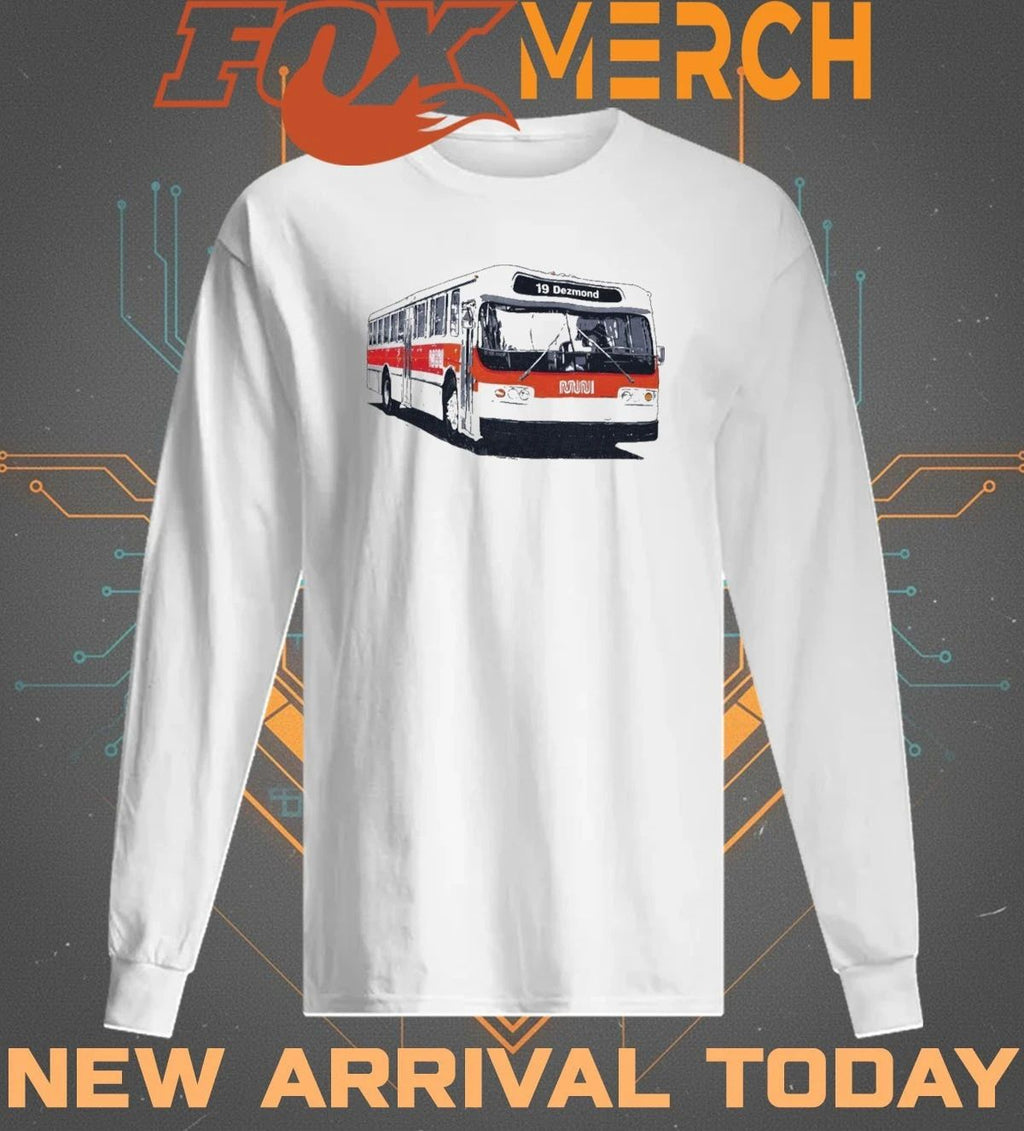 Mike Lynch 19 dezmond route city bus t-shirt
