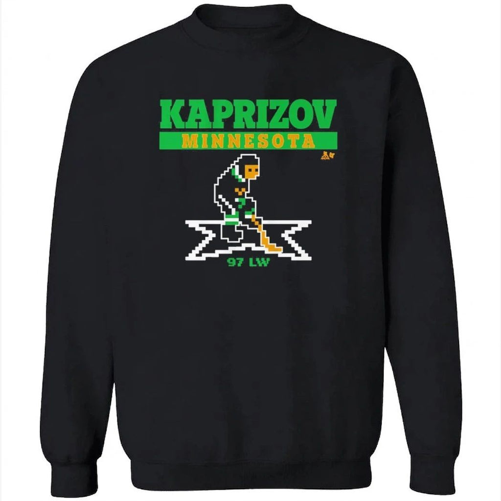 Kirill Kaprizov Minnesota Retro Hockey Shirt