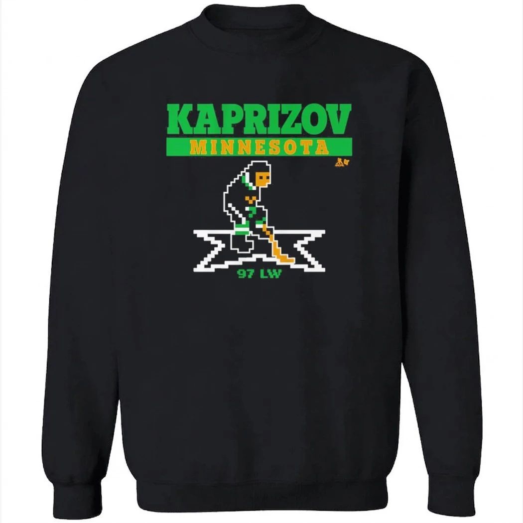 Kirill Kaprizov Minnesota Retro Hockey Shirt