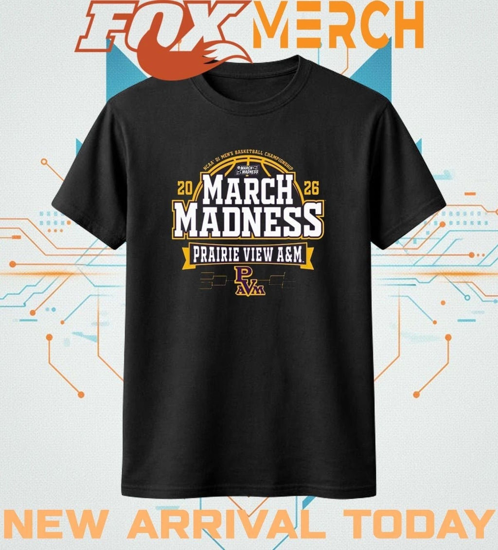 Prairie View A&M Panthers 2026 NCAA Men’s Basketball March Madness Bound t-shirt