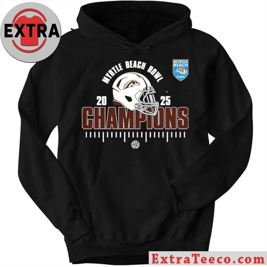 Western Michigan Broncos 2025 Myrtle Beach Bowl Champions NCAA Football Shirt