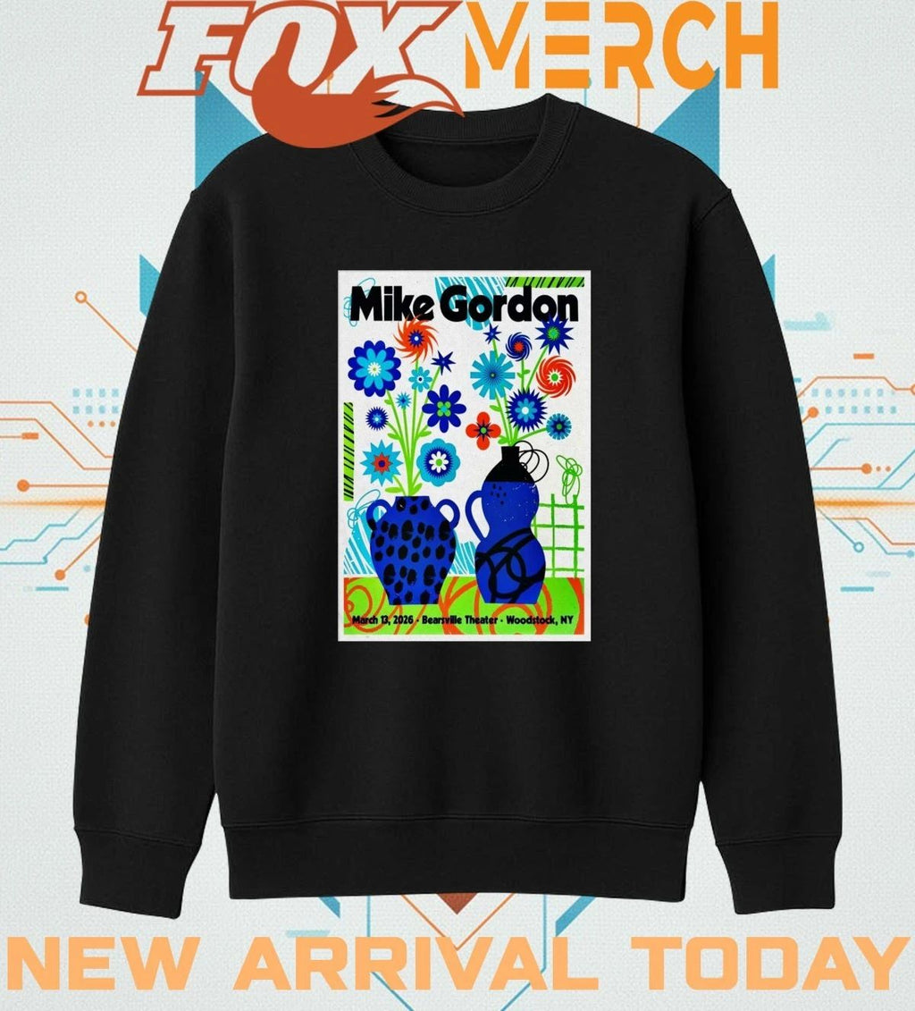 Mike Gordon march 13 2026 In Woodstock NY poster t-shirt