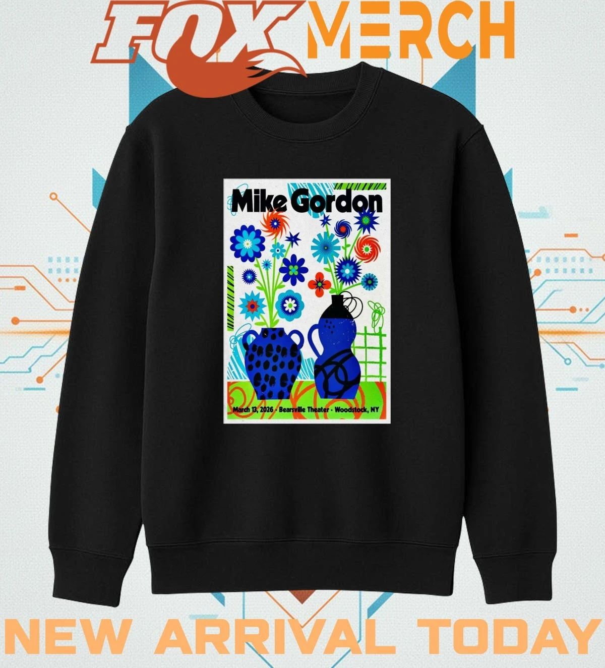 Mike Gordon march 13 2026 In Woodstock NY poster t-shirt