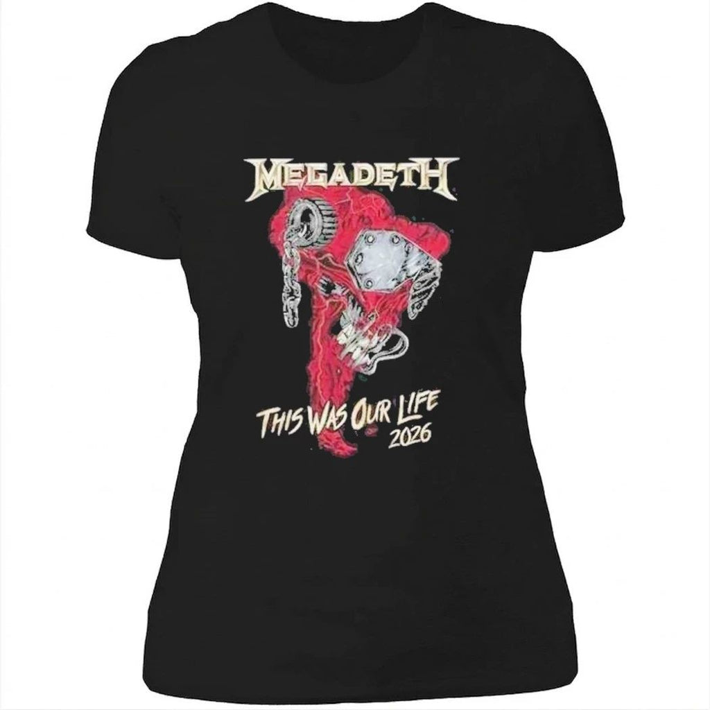 Megadeth This Was Our Life Latin America Tour 2026 At Tecnopolis Buenos Aires Argentina On April 30 2026 Tour Shirt