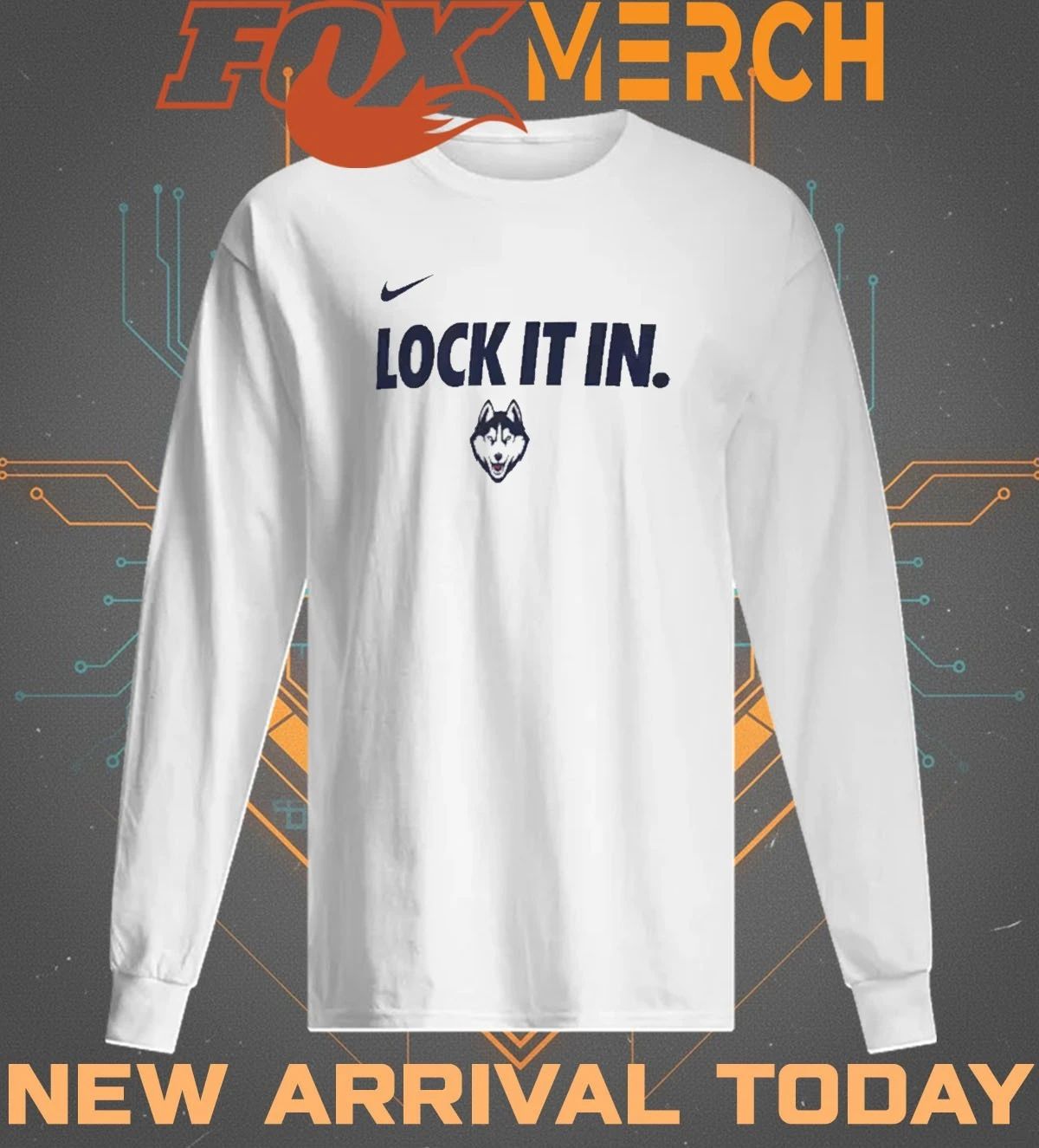 UConn Huskies Lock It In 2026 On-Court Bench Legend Dri-FIT t-shirt