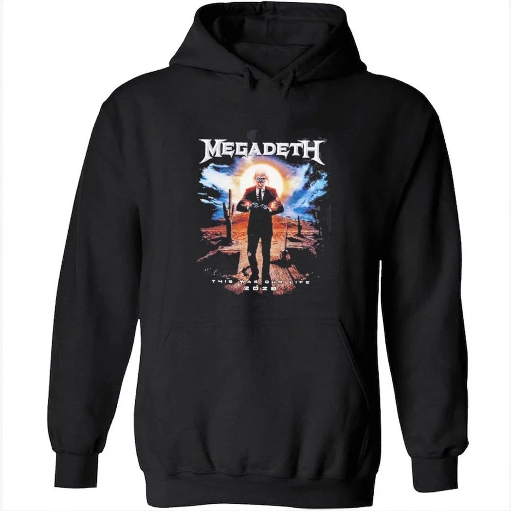 Megadeth This Was Our Life 2026 Latin America Tour Merch Official Gentle Vic Rattlehead With Shirt