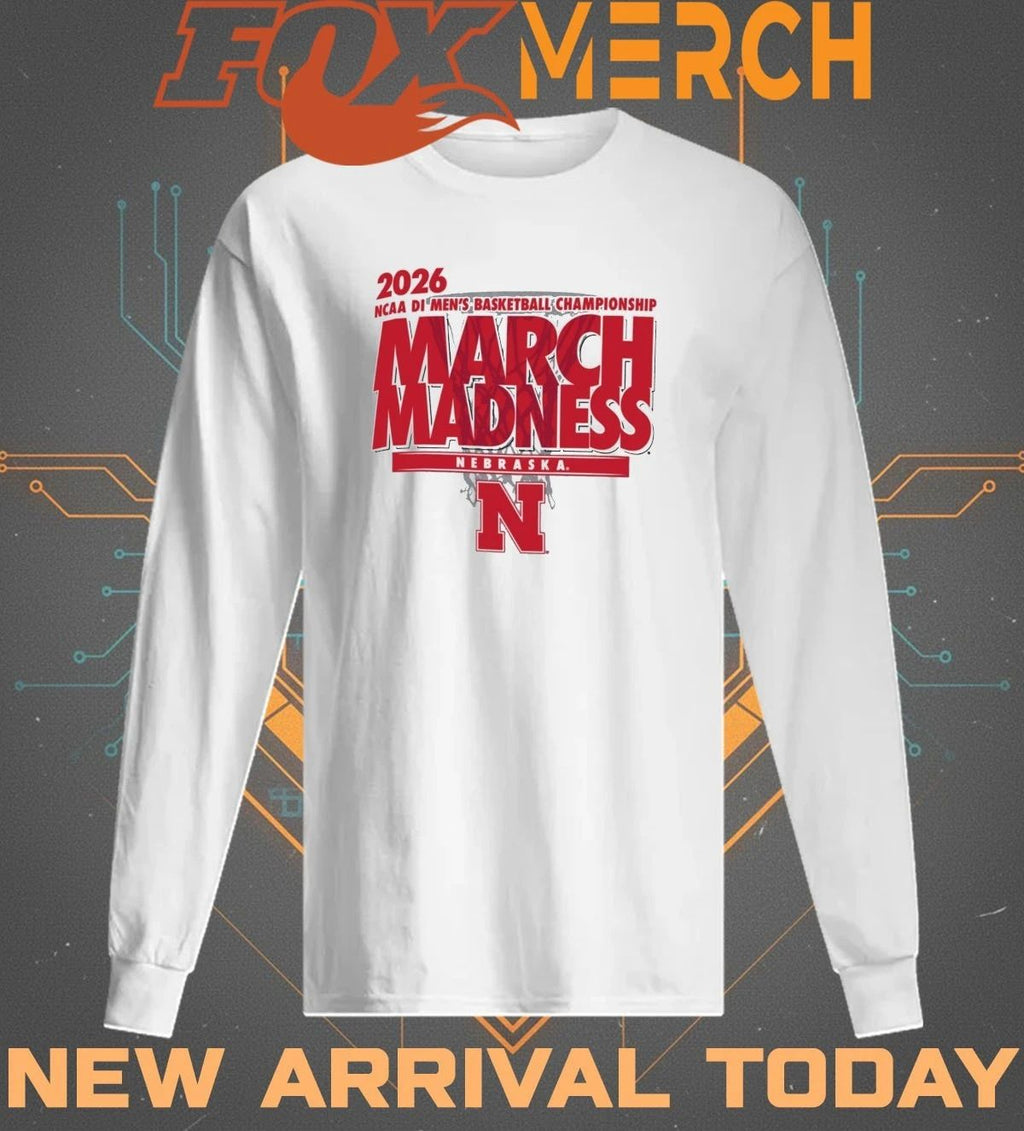 Nebraska Cornhuskers 2026 NCAA DI Men’s Basketball Championship March Madness shirt