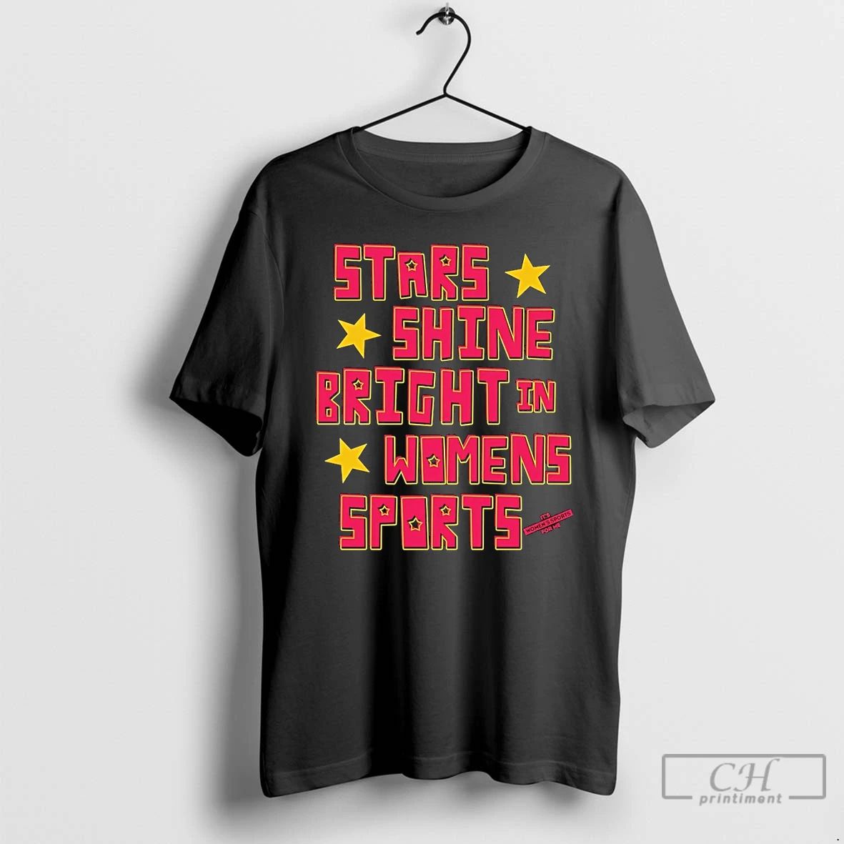 Premium Stars Shine Bright In Womens Sports T Shirts