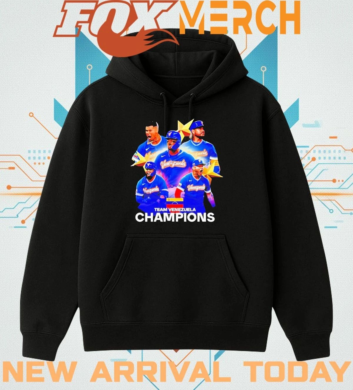 Team Venezuela baseball 2026 WBC Champions graphic t-shirt