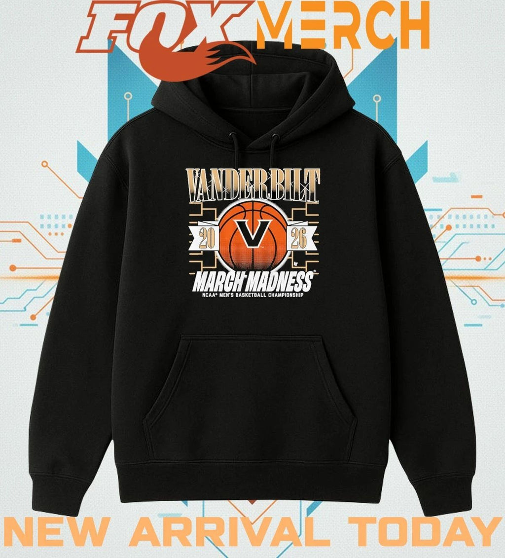Vanderbilt Commodores Men’s Basketball 2026 March Madness t-shirt