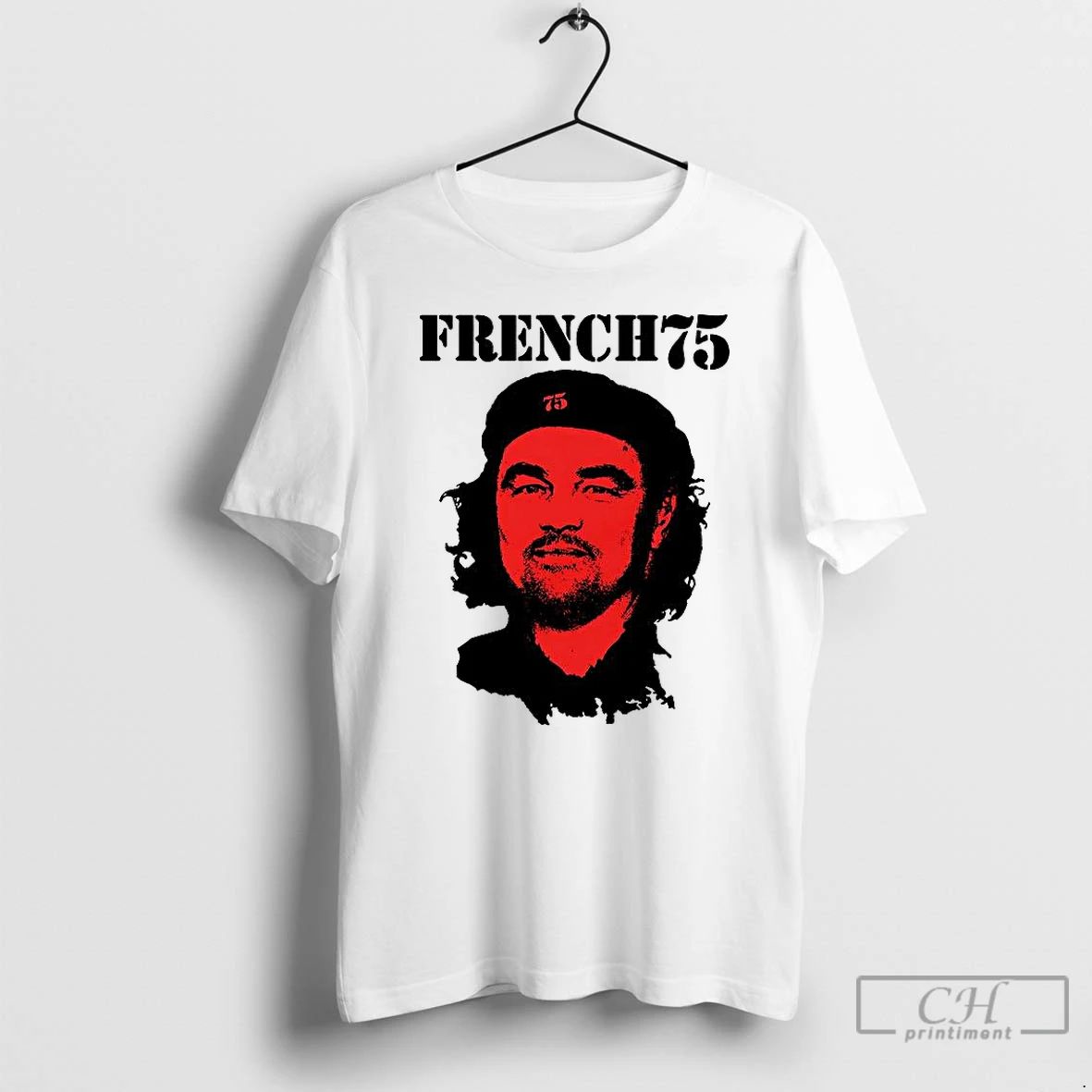 Premium French 75 Che Cuba Portrait Sarcastic T Shirts