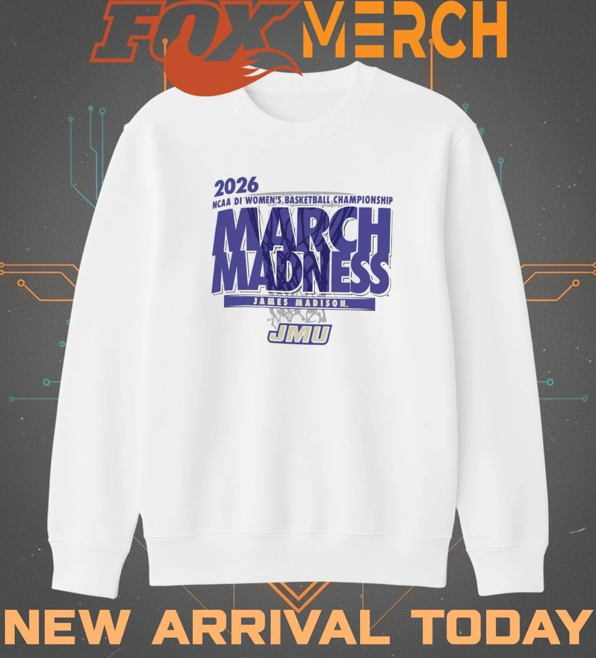 James Madison Dukes 2026 NCAA DI Women’s Basketball Championship March Madness t-shirt