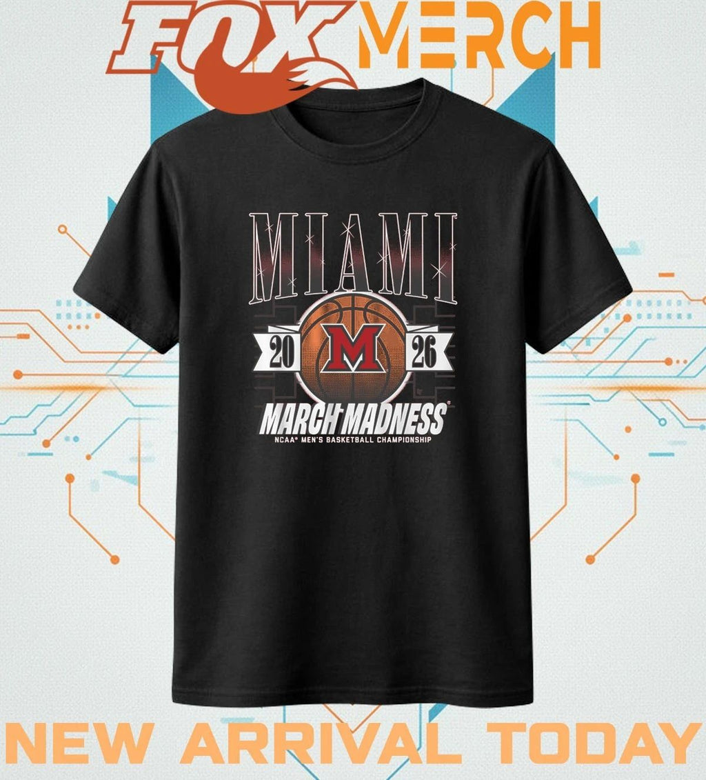 Miami RedHawks Men’s Basketball 2026 March Madness t-shirt