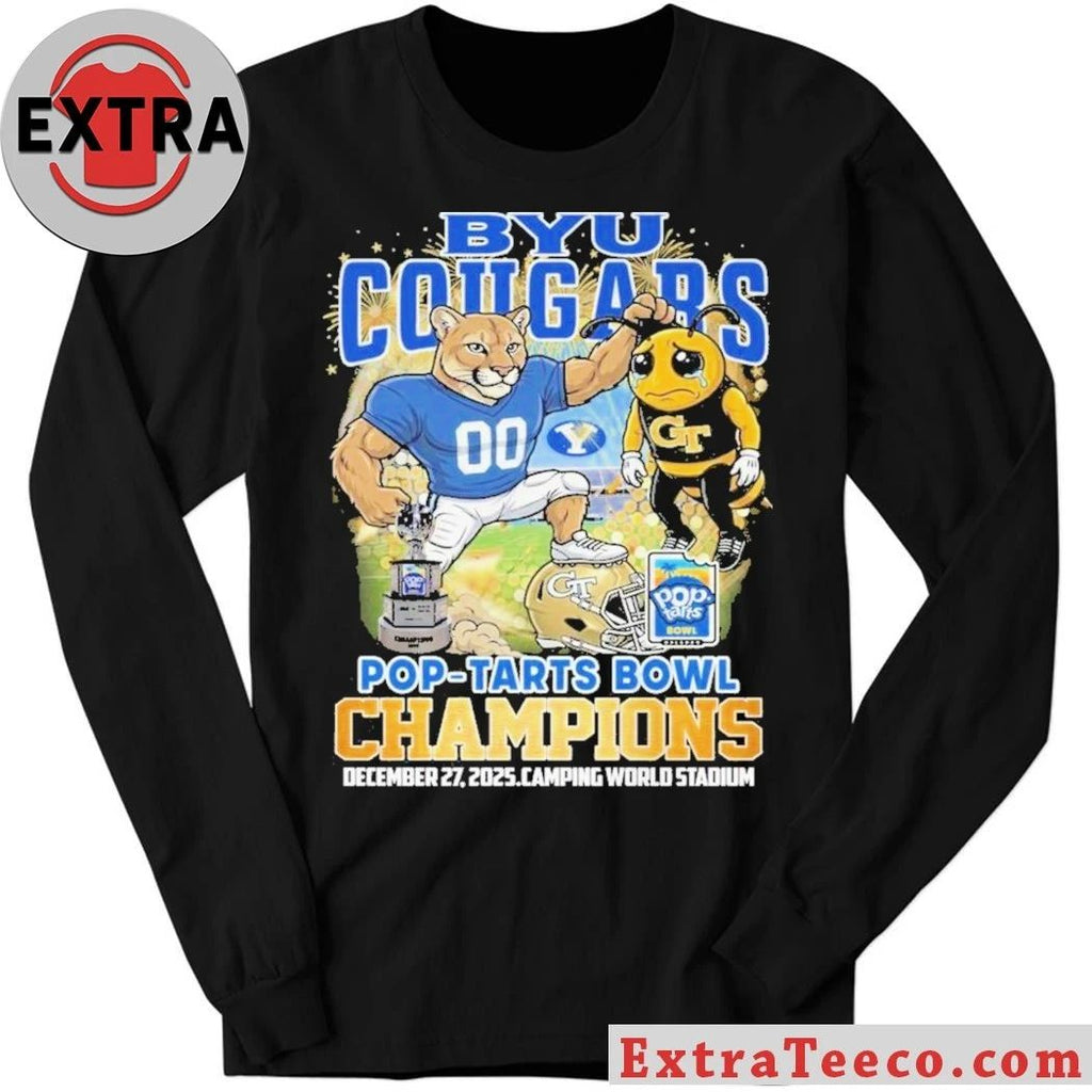 Original Celebrating the BYU Cougars’ victory in the Pop-Tarts Bowl on December 27, 2025 Shirt
