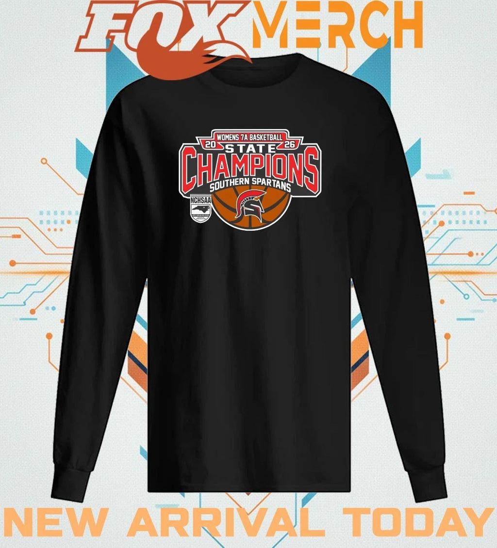 Southern Spartans 2026 Women’s 7A Basketball State Champions t-shirt