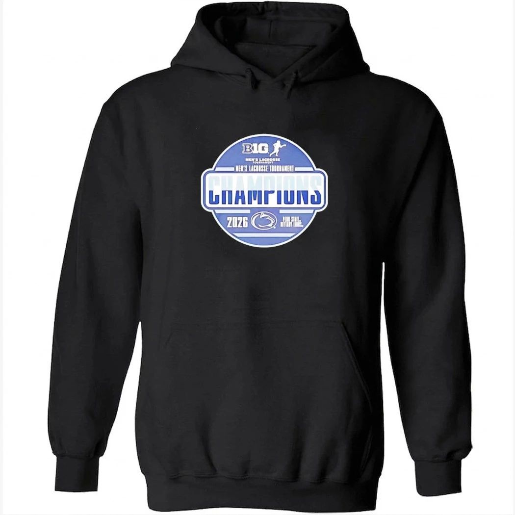 Tg8i5ki6 Penn State Nittany Lions 2026 Big Ten Mens Lacrosse Tournament Champions Shirt